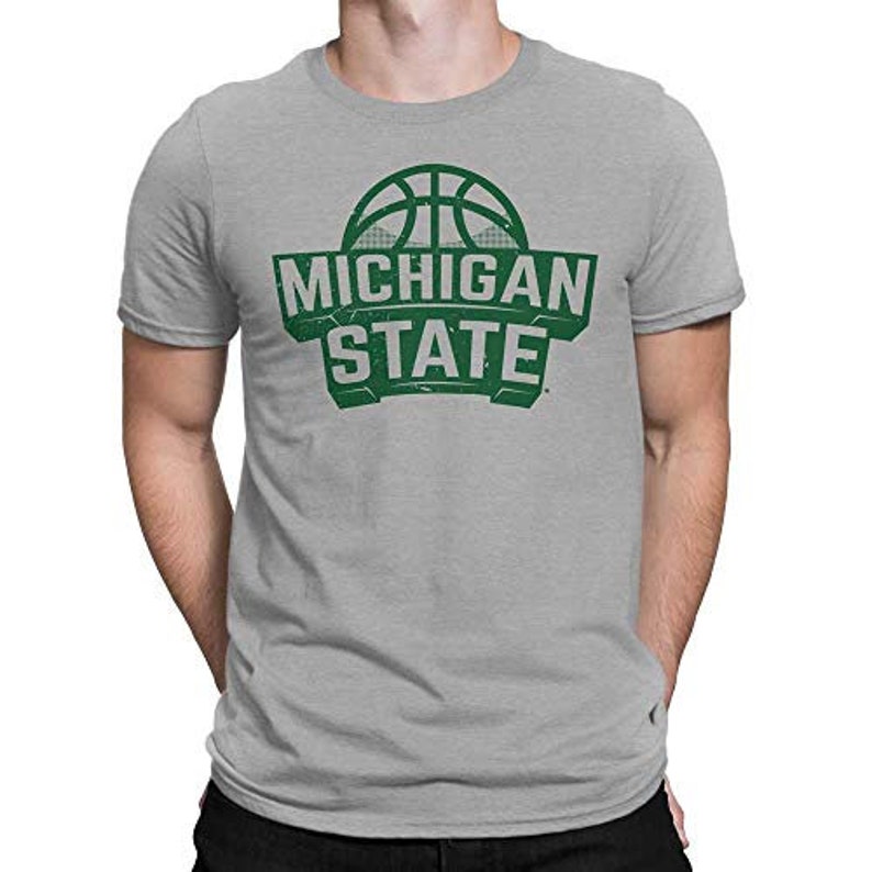 Michigan State University Spartans Basketball Premium Shirt, Officially Licensed Msu Apparel - Image 2
