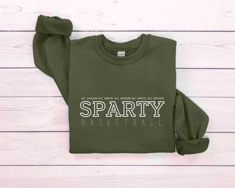 Michigan State University Spartans Izzone Sweatshirt - Perfect Gift For College Basketball Fans - Image 2