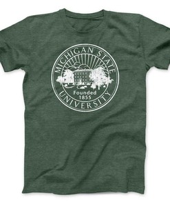 Michigan State University Spartans Official Seal Shirt, Msu Fan Apparel