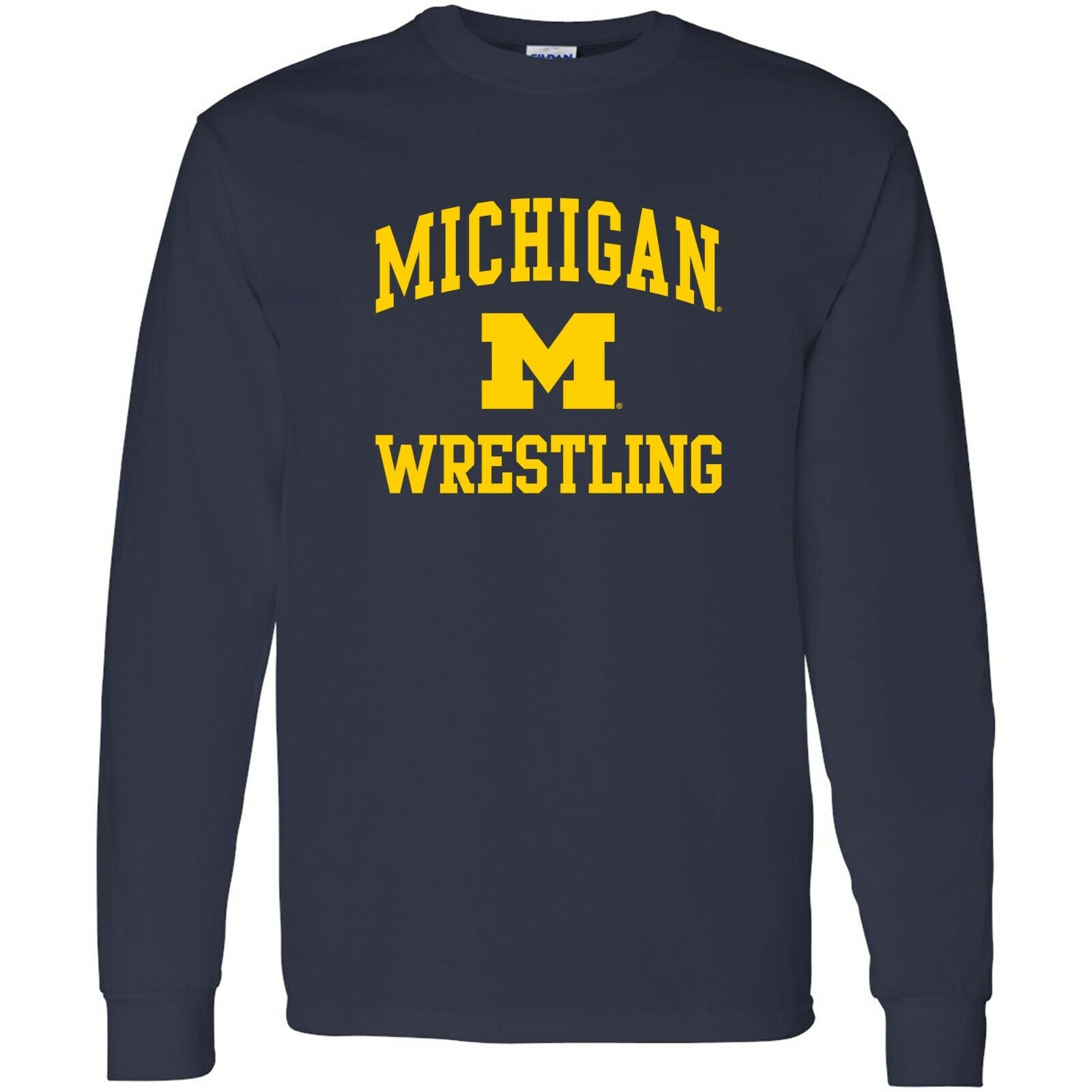 Michigan Wolverines Basketball Distress Triblend Michigan Fan Crewneck Shirt, Sports Team