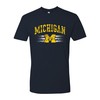 Michigan Wolverines Football Crescent Michigan Fan Crewneck Shirt, Sports Team