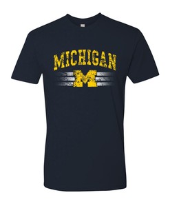 Michigan Wolverines Football Crescent Michigan Fan Crewneck Shirt, Sports Team