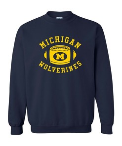 Michigan Wolverines Football Horizon University College Sports Team Michigan Fan Crewneck Shirt, Sports Team