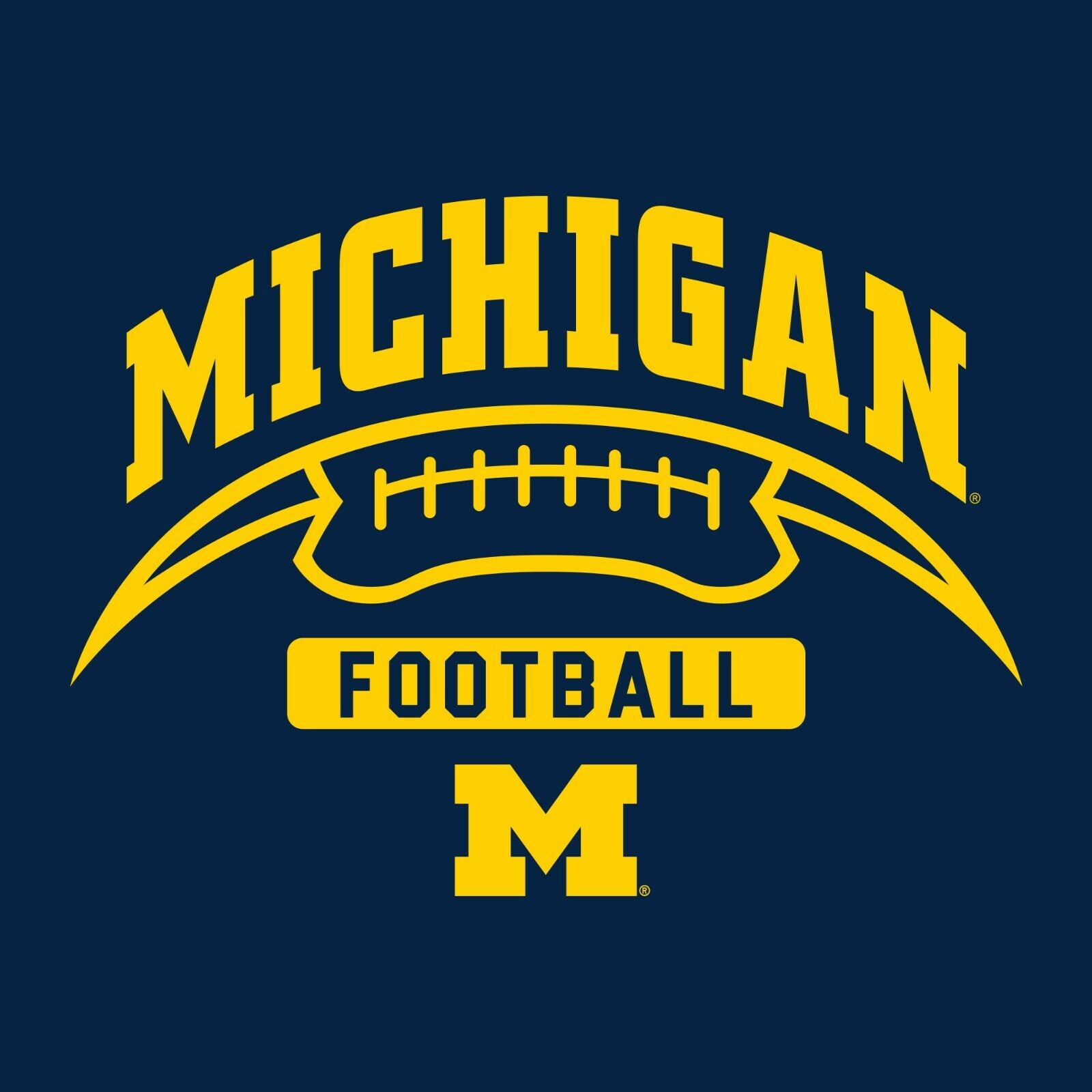 Michigan Wolverines Identity Stamp Michigan Fan Crewneck Shirt, Sports Team - Image 2