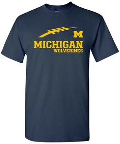 Michigan Wolverines Initial Arch Ncaa University Michigan Fan Crewneck Shirt, Sports Team