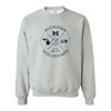 Michigan Wolverines Patchwork Logo Michigan Fan Crewneck Shirt, Sports Team