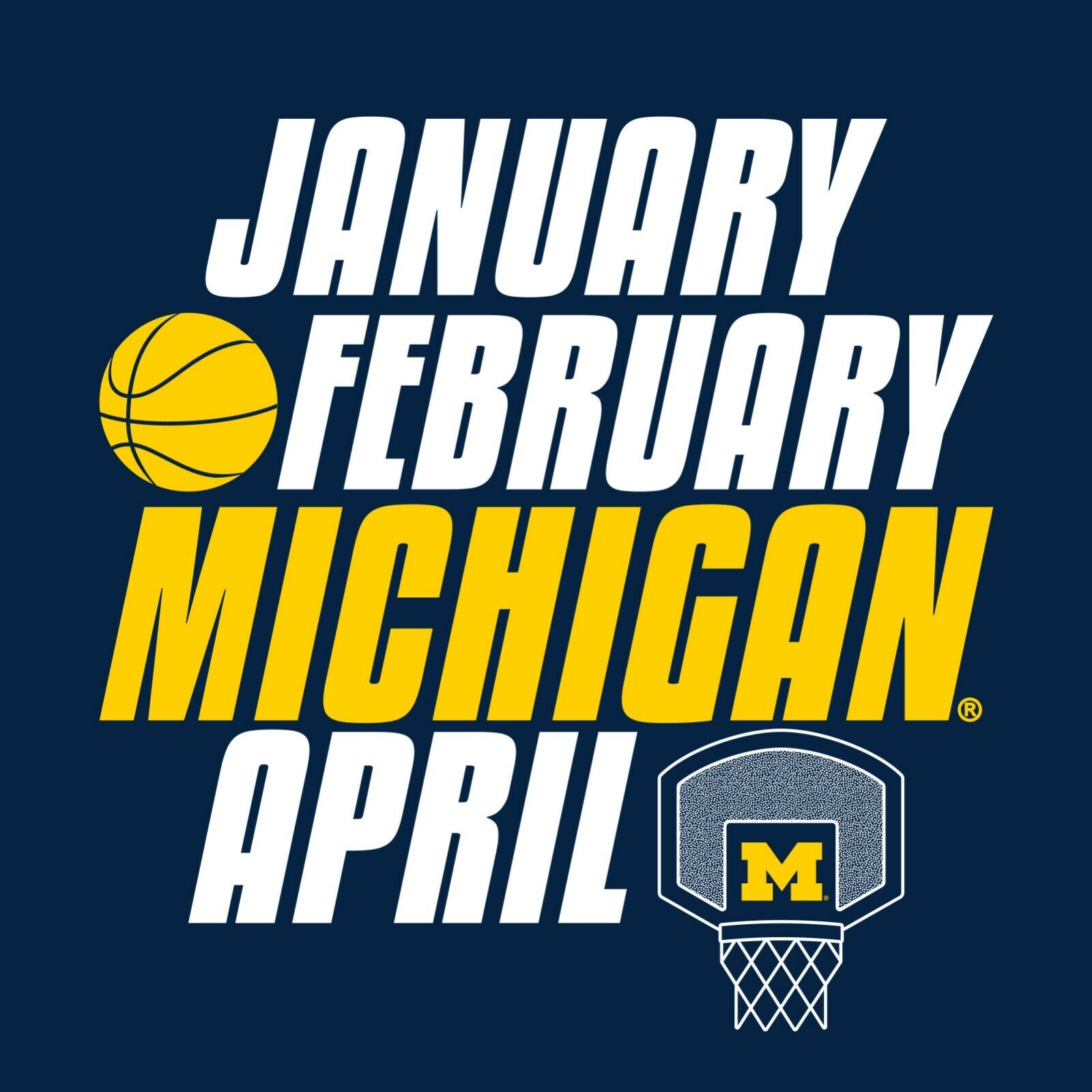 Michigan Wolverines Shadow Stretch Block Michigan Fan Crewneck Shirt, Sports Team - Image 2