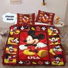 Mickey Mouse Quilt Blanket - Personalized Disney Bedding Set Gift