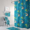Mid Century Atomic Shower Curtain Set with Retro Bath Accessories