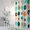 Mid Century Modern Optional Theme Shower Curtain - Great Bathroom Decor Idea
