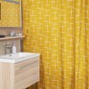 Mid Century Modern Retro Wave Shower Curtain, Retro Bathroom Accessory with Unique Designs