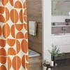 Mid Century Modern Shower Curtains, MCM Shower Accessory, Retro Bathroom Curtain with Classic Style