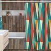 Mid Century Modern Shower Curtains, MCM Shower Accessory, Retro Bathroom Curtain with Timeless Style