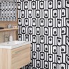 Mid Century Modern Shower Curtains, MCM Shower Accessory, Retro Bathroom Curtain with Vintage Touch