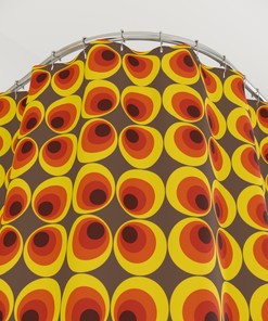 Mid-Century Op Art Retro Shower Curtain, Abstract Geometric Bath Curtains, Eames 60s 70s Bathroom Decor Hippie Gift
