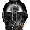 Midgar City 3D Graphic All Over Print Hoodie