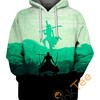 Mihawk And Zoro One Piece All Over Print Hoodie 3D