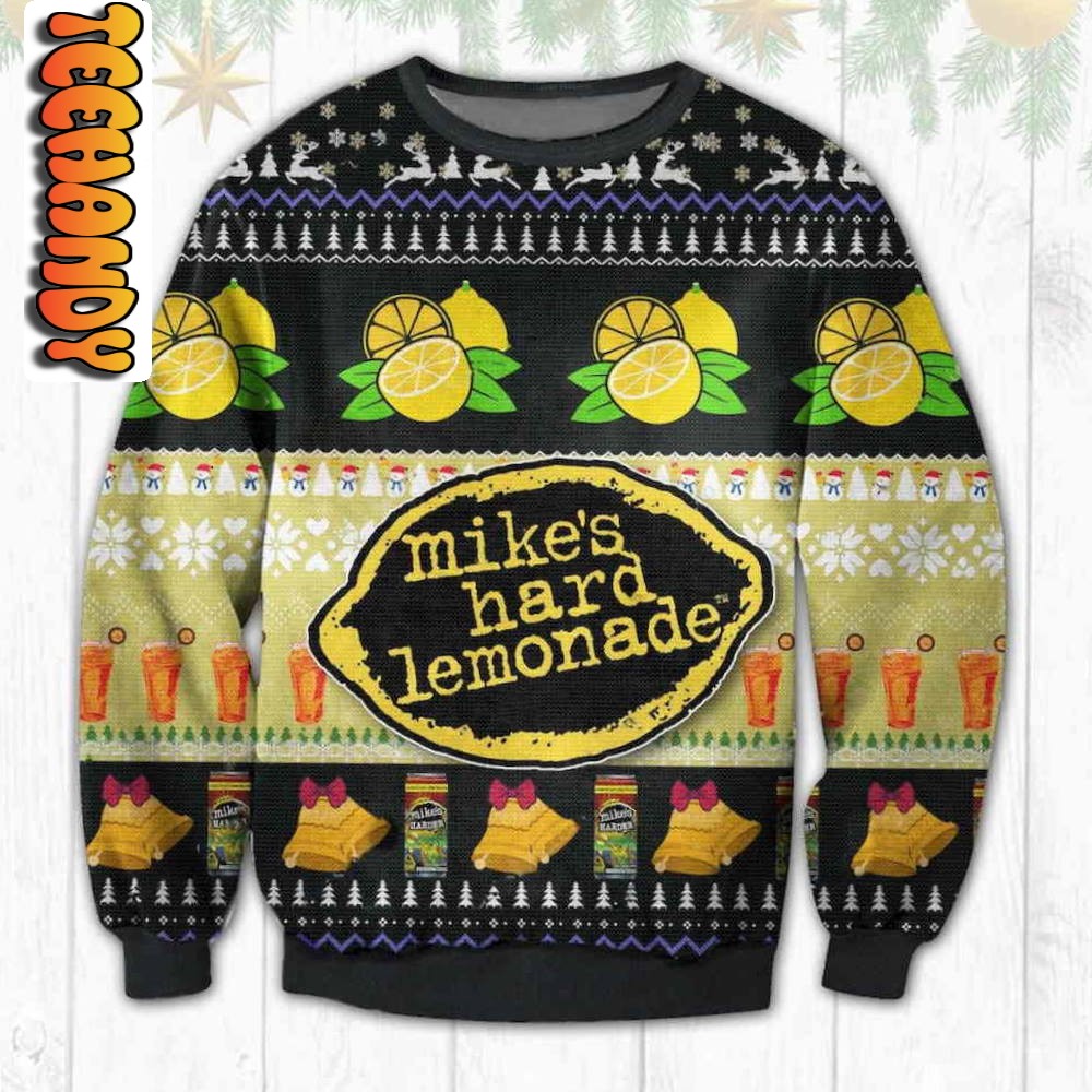 Mike's Hard Lemonade All Over Print 3D Hoodie with Famous Logo