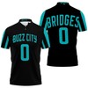 Miles Bridges Charlotte Hornets Jordan Brand City Edition Black Jersey 3D All Over Print Polo Shirt