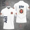 Miller Lite Drinking Polo - A Bold and Fun Shirt Design That Celebrates Your Love for Beer