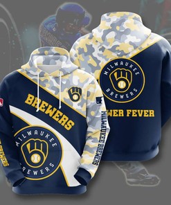 Milwaukee Brewers 3D Hoodie with Personalized All Over Print Design