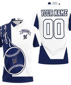 Milwaukee Brewers Personalized Polo Shirt All Over Print Shirt 3d T-shirt - Personalize Your Look
