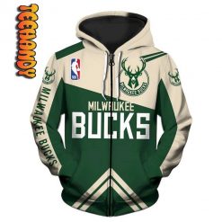 Milwaukee Bucks NBA All Over Print Hoodie 3D - Image 2