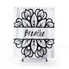 Mindfulness Boho Mandala Shower Curtain / Eclectic Bathroom Decor / New Home Gift