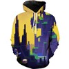 Minecraft City Cool All Over Print Hoodie 3D