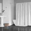 Minimal Stripe Shower Curtain Simple Abstract Line Art Design Bath Curtain for Masculine Bathroom Decor