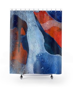 Minimalist Black and White Abstract Art Shower Curtain, Perfect for Modern College Dorms