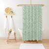 Minimalist Decor Abstract Shower Curtain Eco-Friendly and Waterproof with Extra-Durable Material and Hooks Included