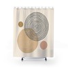 Minimalist Shower Curtain | Scandinavian Style Bathroom Decor | Modern Bathroom Curtains | Luxury Shower Curtains