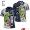 Minnesota Timberwolves Grinch Steals Christmas with 3D T-shirt Birthday