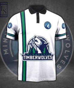 Minnesota Timberwolves NBA Personalized All Over Print Polo Shirt in 3D