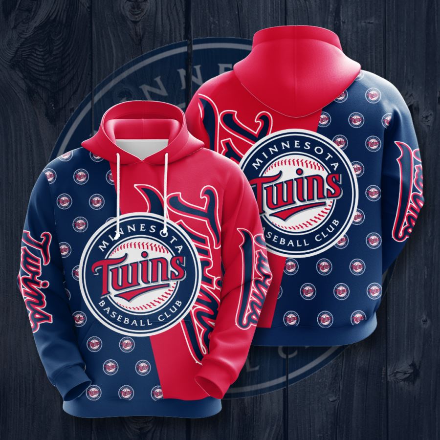 Minnesota Twins All Over Print Hoodie with Custom 3D Design