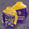 Minnesota Vikings Cool and Unique 3D Graphic Hoodie for Men