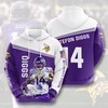 Minnesota Vikings Hoodie with Awesome All Over Print