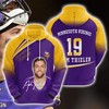 Minnesota Vikings Sporty 3D Hoodie with Custom Design
