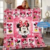 Minnie Mouse Quilt Fleece Disney Blanket, Perfect Birthday Gift for Mickey and Minnie Fans