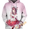 Miqo?te Maid Uniform Final Fantasy All Over Print Hoodie 3D