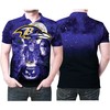 Mix Horror and Minnesota Vikings Fandom with Halloween-themed All Over Print 3D Personalized Polo Shirt