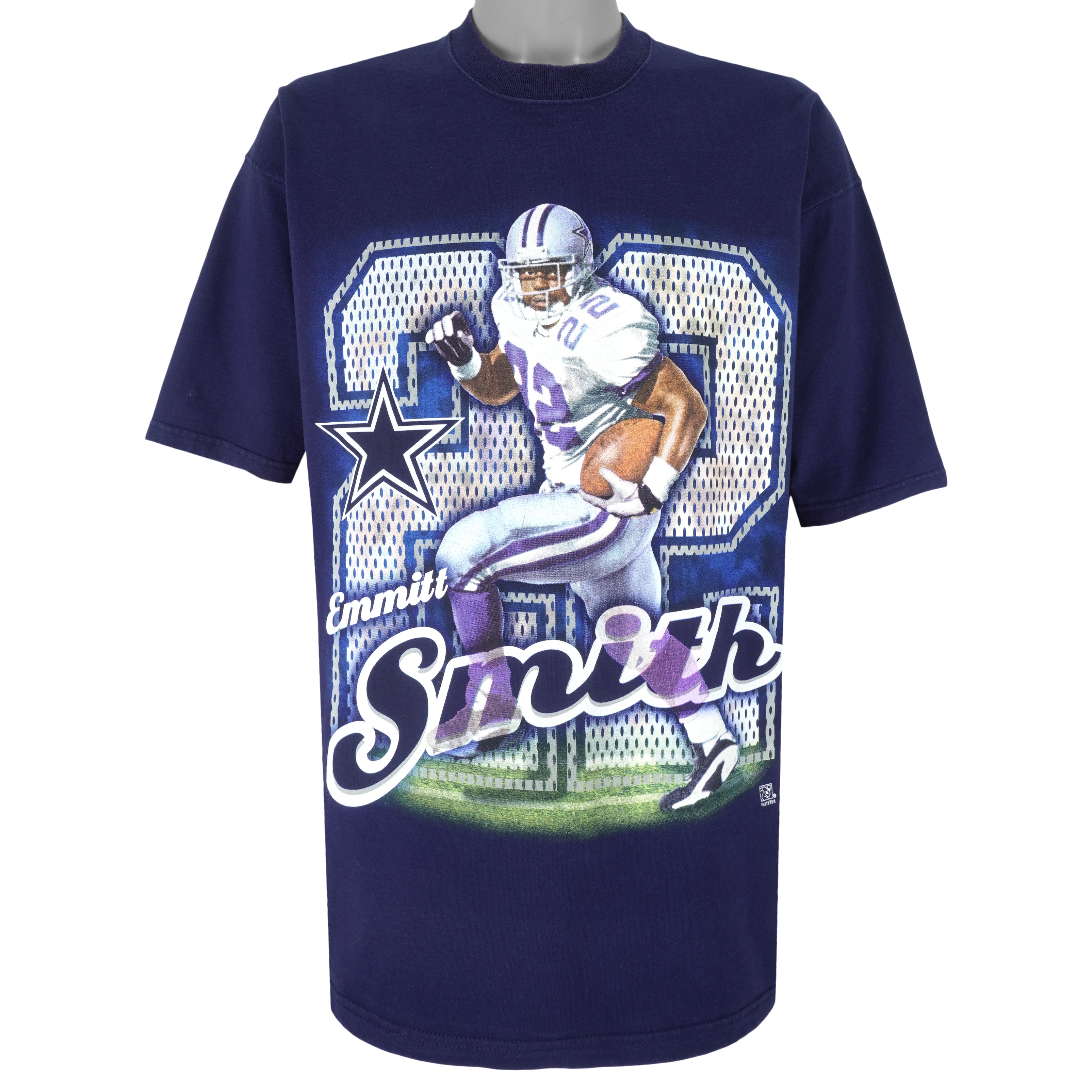 Mlb Dallas Cowboys Emmitt Smith No. 22 T-Shirt 1990S Vintage Tshirt Unisex Sport Sweatshirt Hoodie Gift