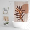 Modern Bohemian Boho Shower Curtain - Featuring Abstract Art and Minimalist Design - Eco-Friendly and Waterproof!