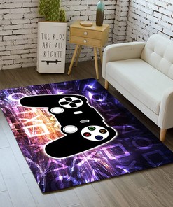 Modern Cool Tech Style Gaming Room Home Decor T-Shirt, Hoodie, Sweatshirt: Gaming Area Rugs for Boys with Gamepad Controller