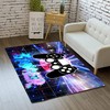 Modern Cool Tech Style T-Shirt, Hoodie, Sweatshirt: Gaming Video Game Area Rug with Gamer Room Decor