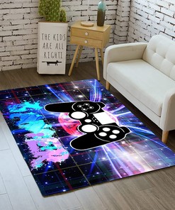 Modern Cool Tech Style T-Shirt, Hoodie, Sweatshirt: Gaming Video Game Area Rug with Gamer Room Decor