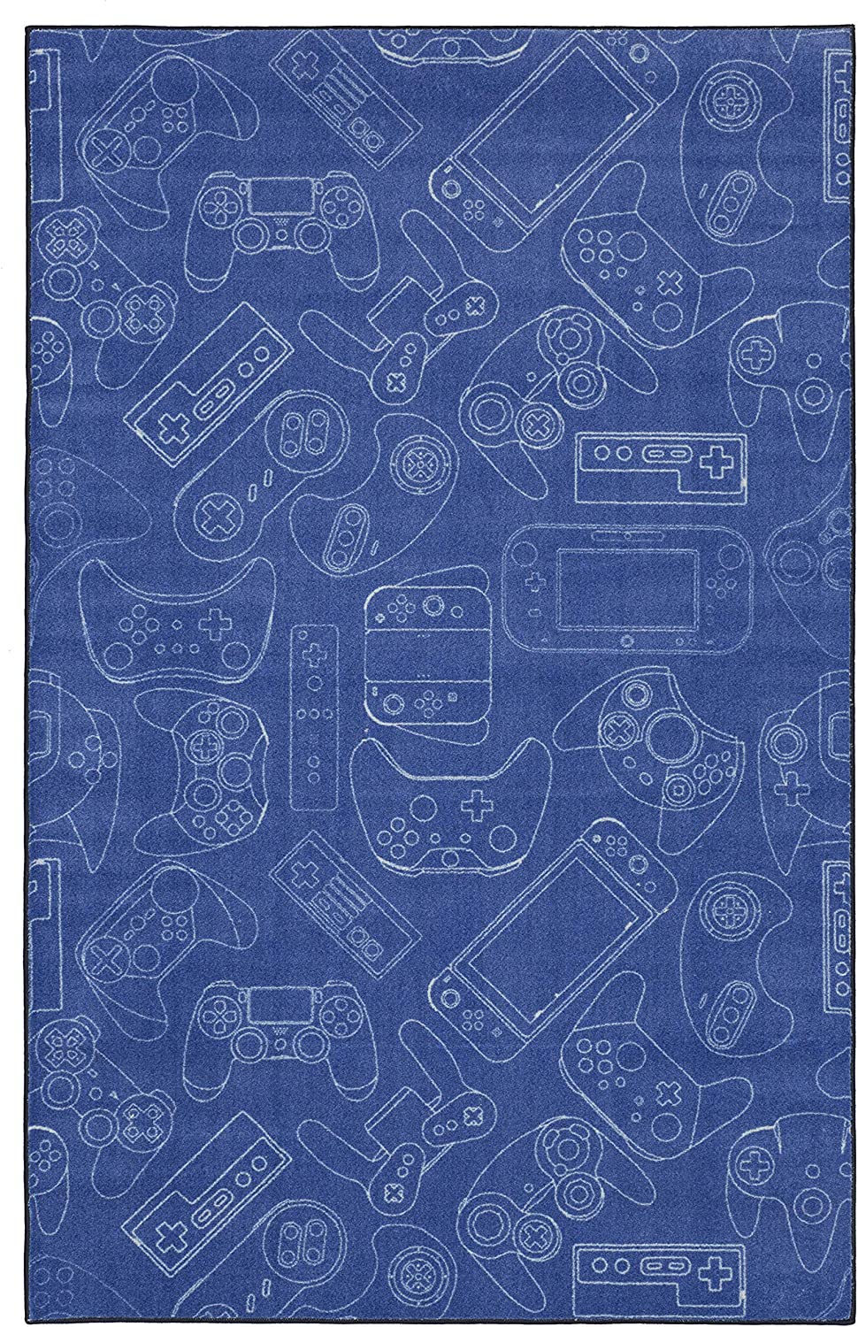 Modern Game Controller Area Rug - Soft Indoor Floor Mat with Non-Slip Backing - Perfect Game Room Decor - Image 3