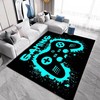 Modern Game Controller Gaming Art Area Rug for Boys Room Decor