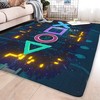 Modern Game Controller Gaming Gamepad Area Rugs for Living Room and Bedroom Decor